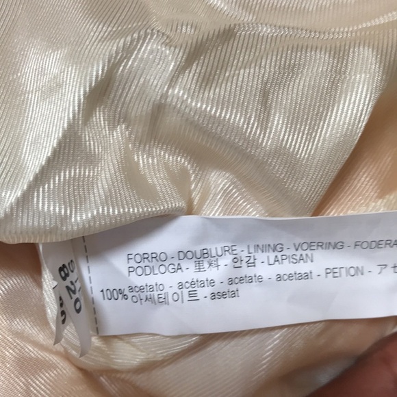 NWT! ZARA size M golden yellow peplum blazer - Picture 7 of 7